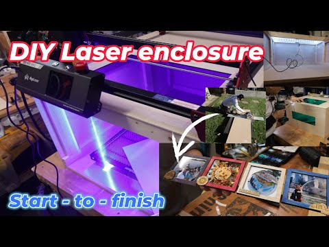 DIY Laser Engraver Enclosure Start to Finish with AlgoLaser 10W