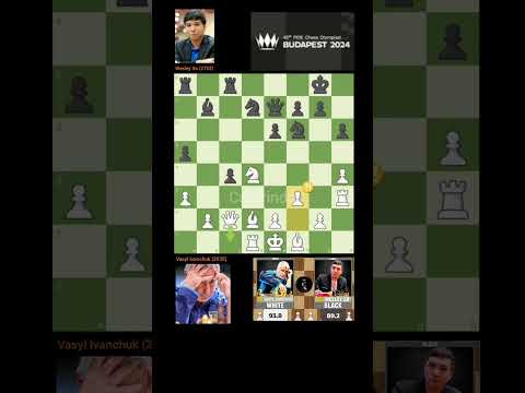 Ulasan Singkat Wesley So Vs Vasyl Ivanchuk BUDAPEST 2024 🏆. #chess #viralshort #fyp