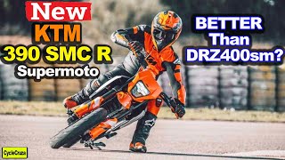 NEW 2025 KTM 390 SMC R Supermoto Review - BETTER Than Suzuki DRZ400sm?