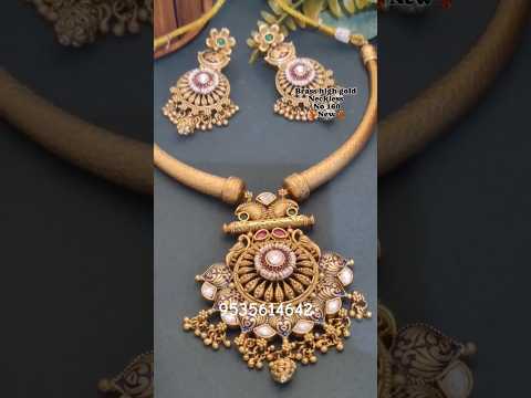 Hasali/hasadi necklace/Rajwadi necklace/Latest high brass jewellery for resale/Rajwadi polish/Matt