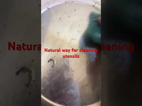 Natural way to clean utensils