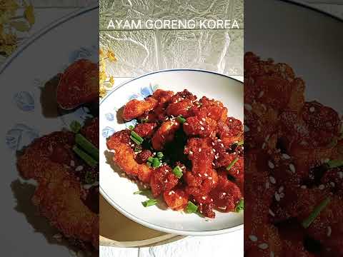 AYAM GORENG KOREA /AYAM SAOS GOCHUJANG / AYAM GOCHUJANG / KOREAN CHICKEN #SHORTS