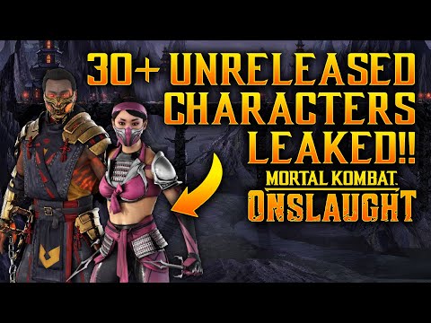 30+ Unreleased Characters Leaked!! - Mortal Kombat: Onslaught - MKO