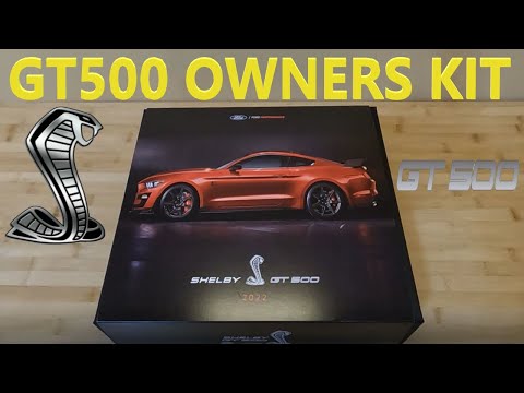 Ford Mustang Shelby GT500 Owners Kit Unboxing