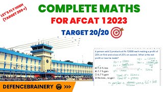 Complete Maths For Afcat