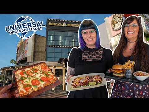 NBC Sports Grill & Brew SUPER BOWL 🏈 Universal CityWalk Orlando food review 2025