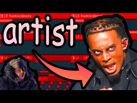 How ARTIST makes MOSHPIT beats for PLAYBOI CARTI & KEN CARSON! (FROM SCRATCH!)