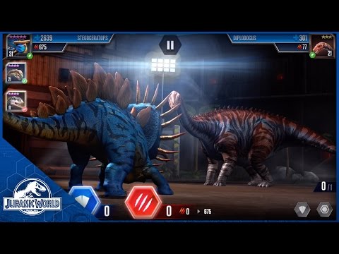 Battle: Level 31 Stegoceratops vs Level 21 Diplodocus