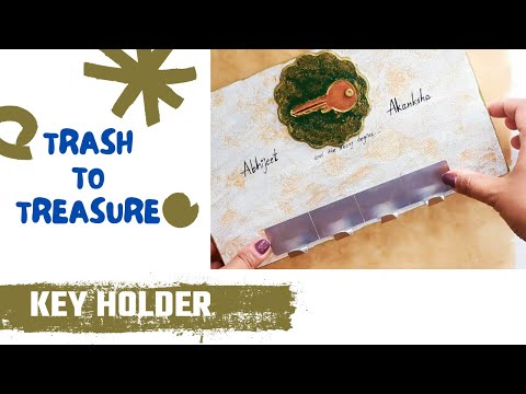 Transforming Things#2 - DIY Key Holder | DIY key hanger| Key Stand idea for home | Trash to treasure