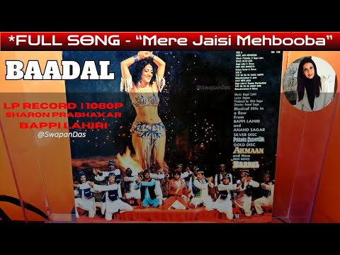 Mere Jaisi Mehbooba ((FULL SONG)) | BAADAL || Sharon Prabhakar & Bappi Lahiri || RARE LP Vinyl RIP