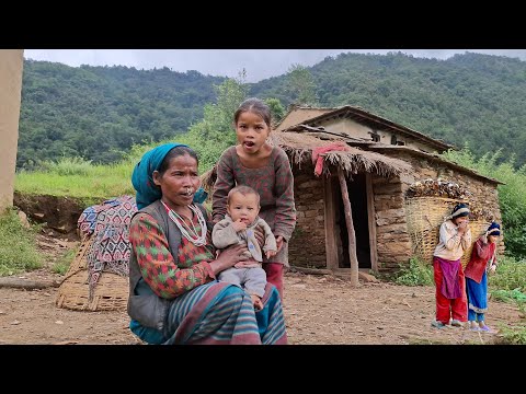 Beautiful Nepali Mountain Village Life of Nepal || Most Peaceful And Relaxing Village Life ||