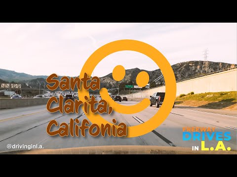 SANTA CLARITA MOUNTAINS | FREEWAY DRIVES IN L.A. | 4K #california