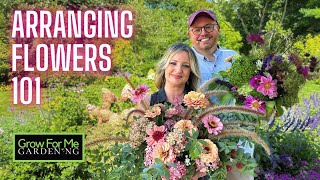 Arranging Flowers From Our Own Garden ⭐️ How To Design With Cut Flowers From Your Backyard