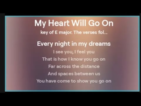 MY HEART WILL GO ON ( REVISE VERSION created by jam jamias )