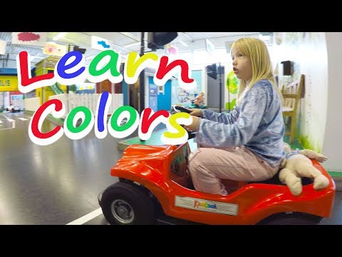 'Little City' Playground for Learning Colors & Spelling ('STOP')- children's educational video