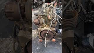 #220 Restarting a very old abandoned diesel Engines #shorts #usedengine