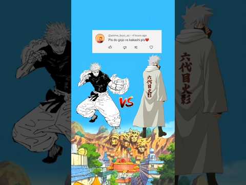 gojo vs kakashi | Who is strongest#naruto #kakashi #vs #gojo #viral #animeshorts