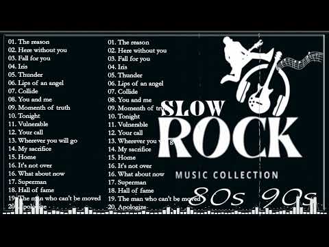 Slow Rock Ballads 70s, 80s, 90s - Scorpions, Aerosmith, Bon Jovi, U2, Ledzeppelin ...