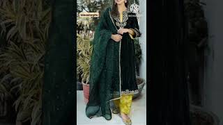 Winter Velvet Suit Designs 👌 Stylish Velvet Suit Design || ##naariplanet #shortvideo #punjabisuit