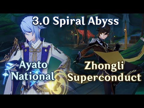 Ayato International + Zhongli Superconduct | 3.0 Abyss | 9 Stars Continuous