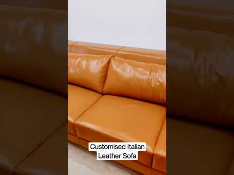 The High-end italian leather sofa with Super Luxe comfort. Customised Delivered in Hyderabad