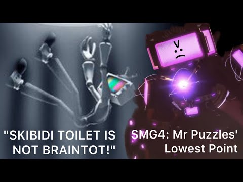 "SKIBIDI TOILET IS NOT BRAINROT!" | Titan TV Man Reacts to SMG4: Mr Puzzles' Lowest Point