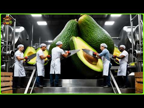 How American Farmer Harvest Millions Of Avocados Every Year | Avocado Factory Process