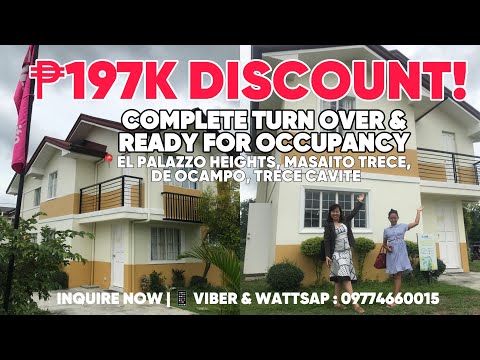 BAILEY model House | Masaito Trece | El Palazzo Heights | Trece Martires Cavite | RFO