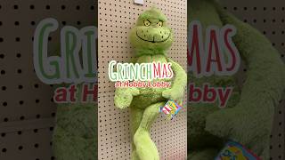 The Grinch at Hobby Lobby #grinch #christmasdecor #hobbylobbyshopping #hobbylobbychristmas