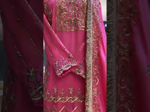 handwork suit // party wear pink colour sharara suit #handwork #newsong #bollywood #hindisong #song