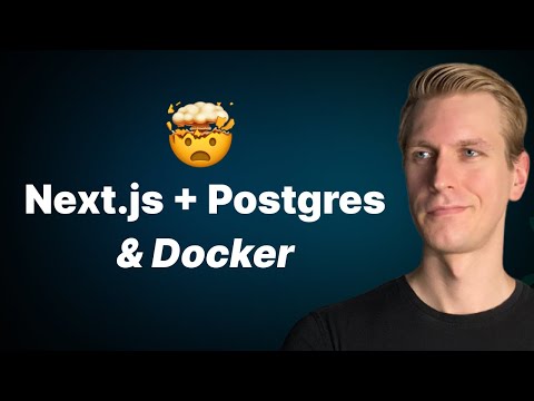 The BEST Next.js setup: Next.js + Postgres + Docker (Dev / Prod)