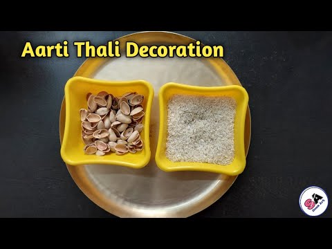 Pooja Thali Decoration Ideas | Aarti Thali Decoration Idea | Ganpati/ Navratri /Durgapooja