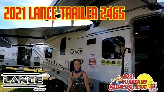 2021 Lance 2465 Travel Trailer walkthrough and review | 2021 Florida RV super show