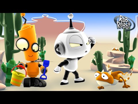 Sand Pit Search | Rob The Robot | Preschool Learning