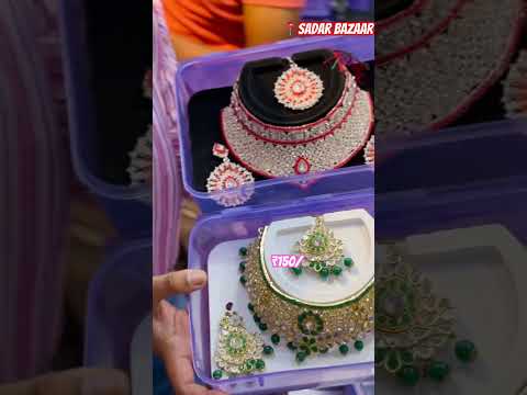 Sadar Bazar Delhi | sadar bazar latest video | sadar bazar jewellery market | #shorts #viral video