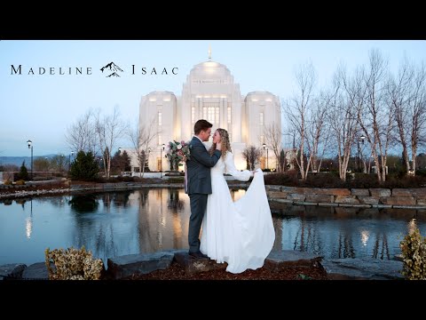 Gorgeous Wedding at Meridian, Idaho Temple // Madeline + Isaac