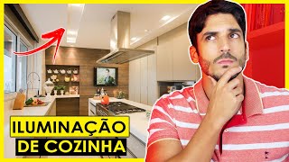 COZINHA PLANEJADA - QUAL A ILUMINAÇÃO IDEAL PARA COZINHA?