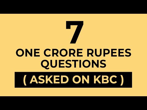 7 One Crore Rupees Questions asked on KBC | Braintastic MCQ | GK Questions