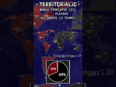 WORLD [KD] | BATTLE ROYALE | ⏰ 29x | Territorial.io Timelapse | #23 |  #territorialiotimelapse