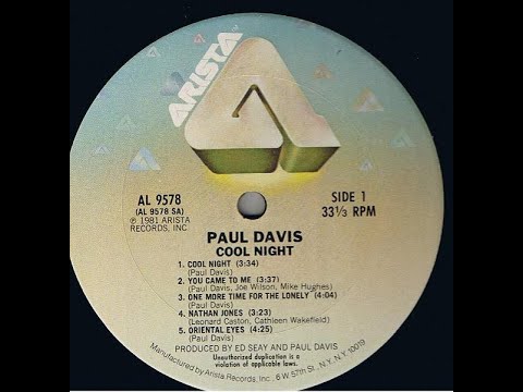 Paul Davis – Cool Night