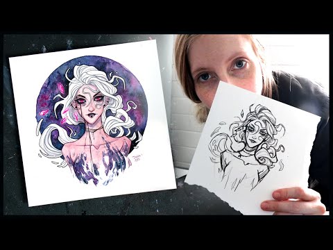 'Chaos' Watercolor Art + My new video style?