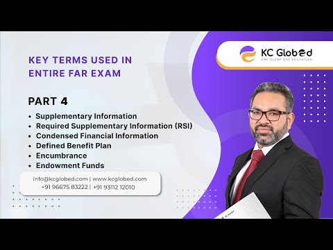 Key Terms used in Entire FAR Exam | Part 4 | CPA & CA KAMAL CHHABRA SIR