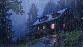 Deep Sleep During the Rainy Night - Rain Sounds For Sleeping - Beat Insomnia, ASMR, Study