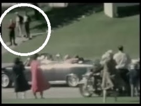 JFK NEW FILES  8MM FILM shows men running away on knoll !!!!!!!!!!!!!!!!!!!