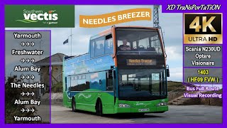 [Southern Vectis] Needles Brezzer ~ Yarmouth ➝ The Needles ➝ Yarmouth (Circular)【4K UW】