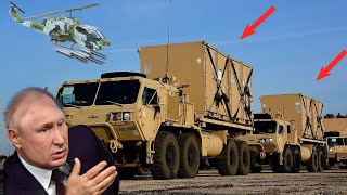 Russia's Heavy Expanded Mobility Tactical Trucks Convoy was Destroyed by Ukrainian AH-1Z Viper- GTA5