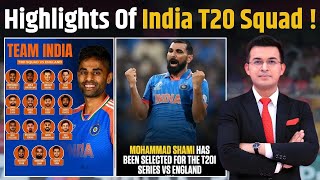 IND vs ENG: Gill, Jaiswal, Pant Rested & Axar Patel Vice-Captain! Team India's T20 squad announced !