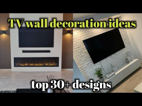 New TV Wall Design 2024 | modern TV wall decoration ideas | @homedecorationideas289.