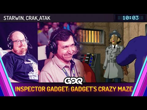 Inspector Gadget: Gadget's Crazy Maze by Starwin, Crak_atak in 10:03 - Awesome Games Done Quick 2025