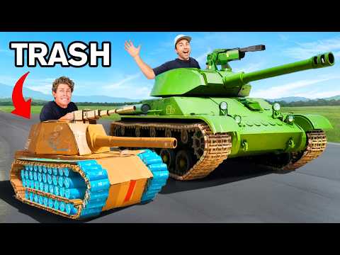 Build a Tank With Trash, Win $1,000! (ft. Mark Rober)